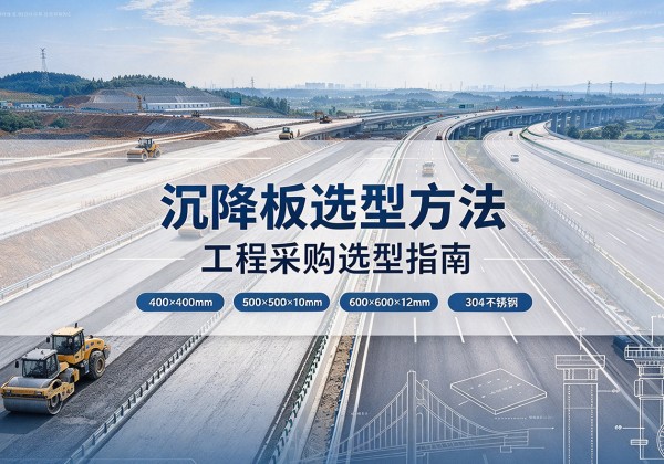 苏家屯沉降板选择方法